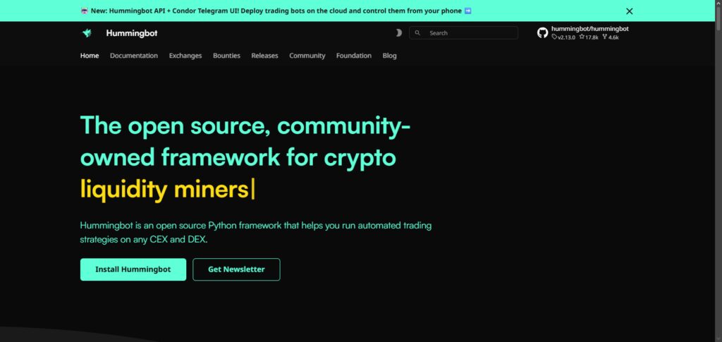 10 AI Crypto Trading Bots That Adapt to Market Conditions (2026) 9 Hummingbot AI Framework