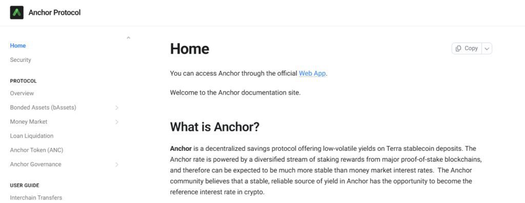 Anchor Protocol