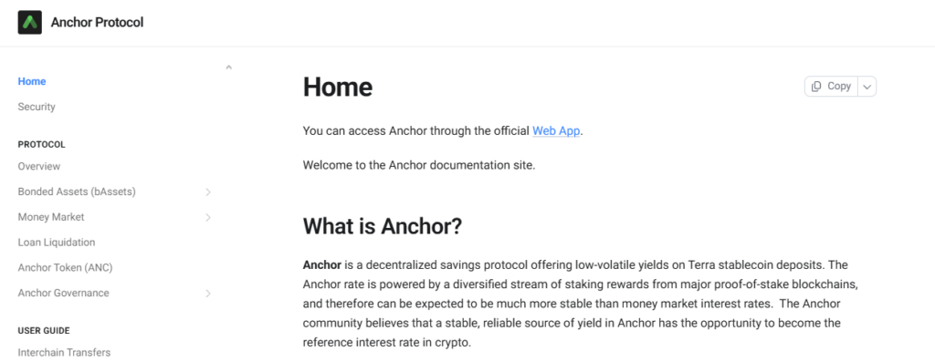 Anchor Protocol