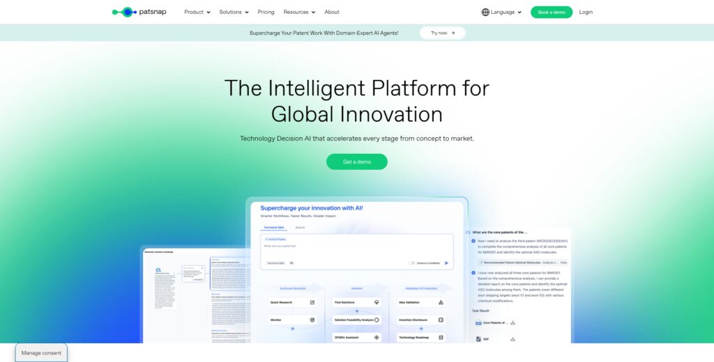 Patsnap - Best Patent Monitoring Services
