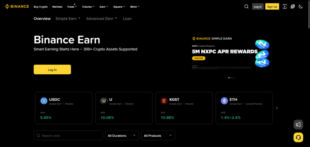 Binance Earn