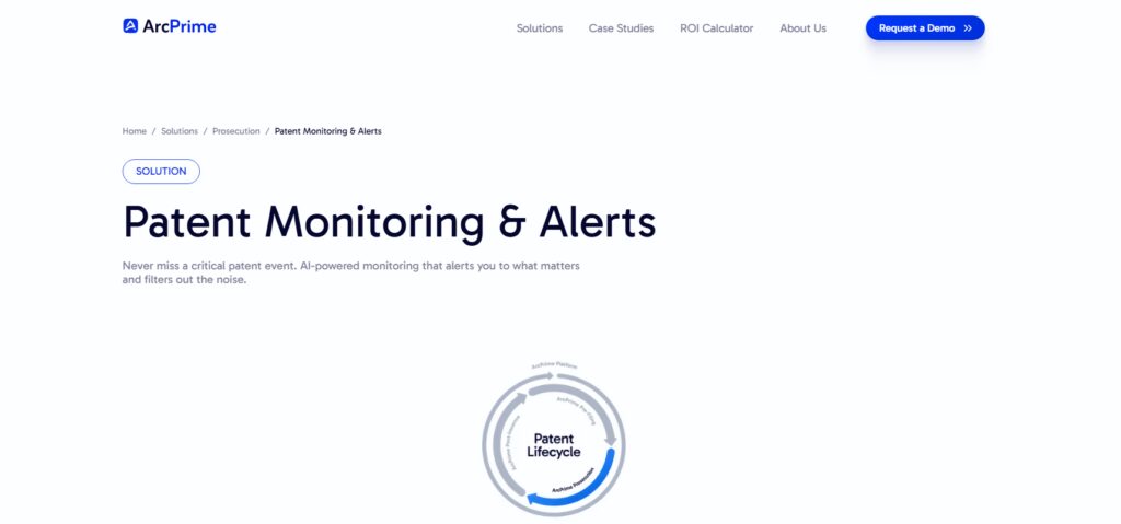 ArcPrime Patent Monitoring