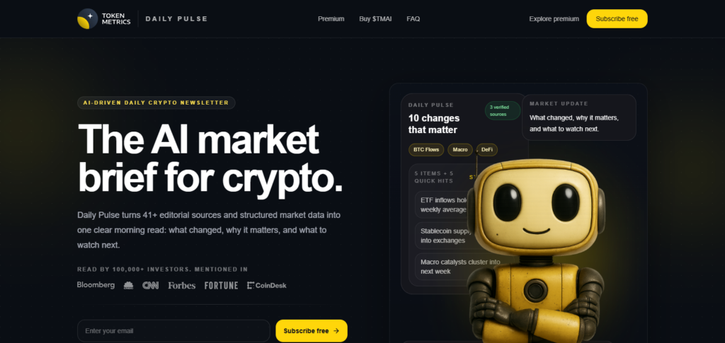 10 Best AI Portfolio Management Tools for Crypto Investors 2 TokenMetrics