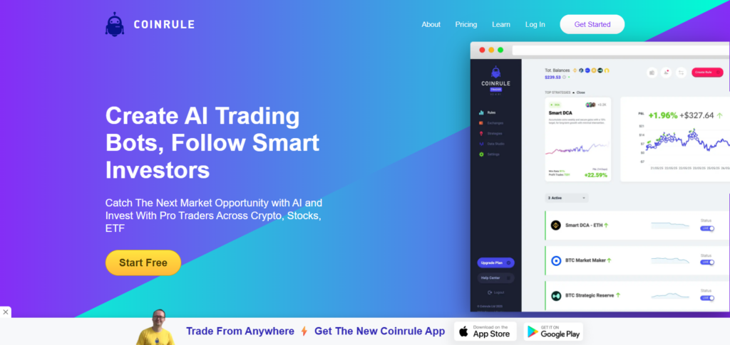 10 Best AI Portfolio Management Tools for Crypto Investors 11 Coinrule