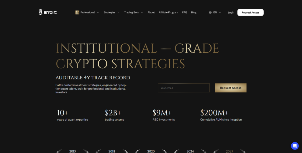 Cindicator's Stoic AI