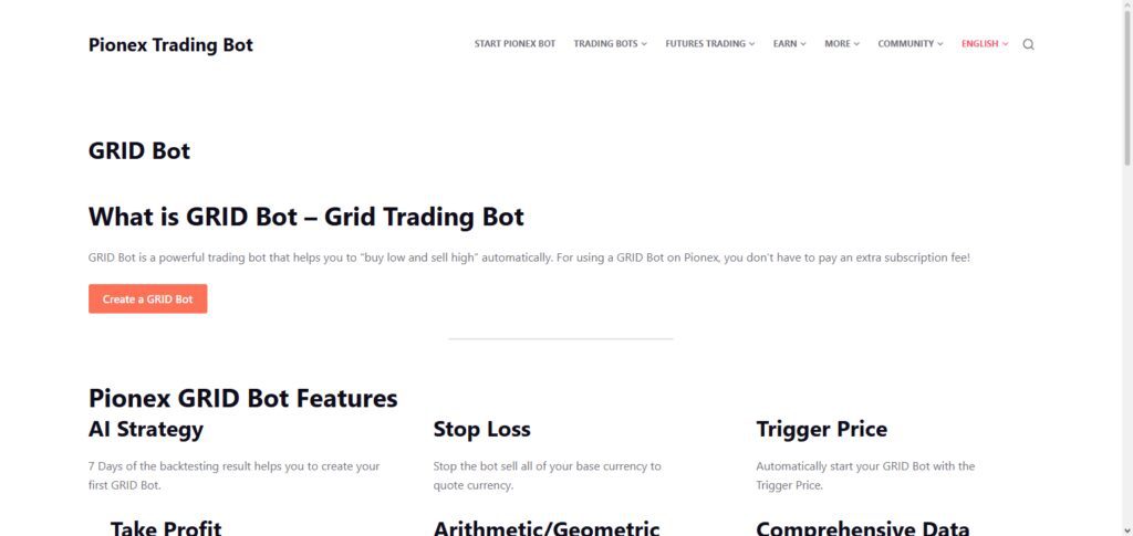 Pionex AI Grid Bot