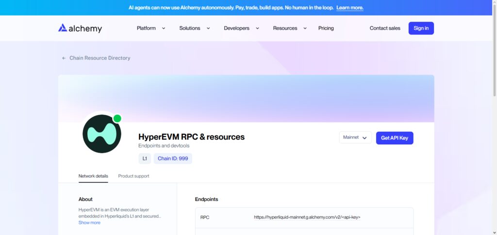Alchemy Hyperliquid RPC