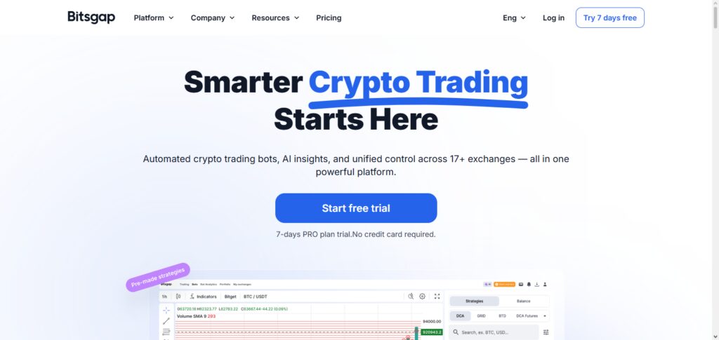  Bitsgap AI Arbitrage Bot