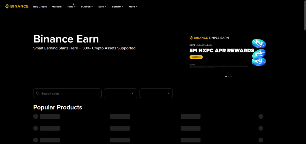 Binance Earn