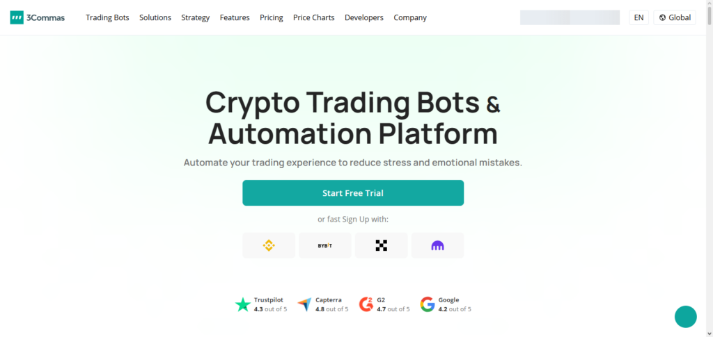 10 AI Tools to Scale Your Crypto Profits Beyond $1,000 3 3Commas Smart AI Bot