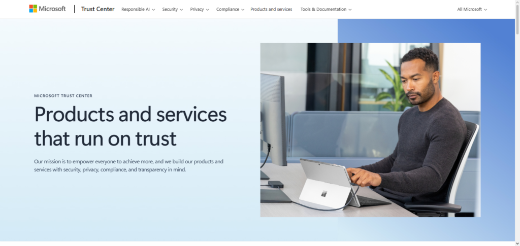 10 Best KYA Tools to Verify AI Bots Easily & Safely 3 Microsoft Copilot Trust Center