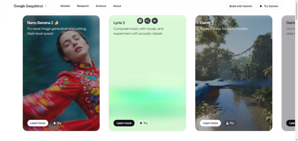 Google DeepMind Transparency Portal