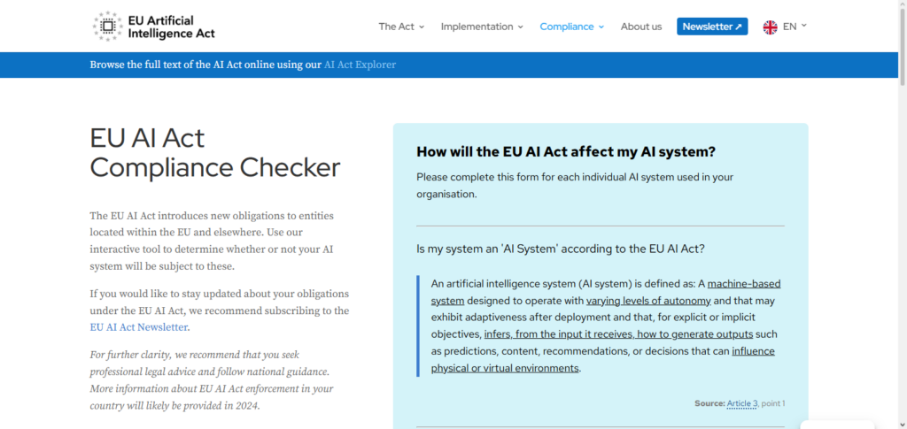 10 Best KYA Tools to Verify AI Bots Easily & Safely 8 EU AI Act Compliance Scanner