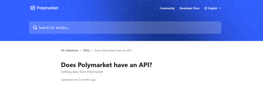 Top 10 Prediction Market APIs for Accurate Forecasting 3 Polymarket API