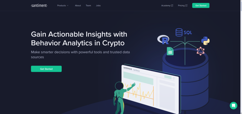 10 AI Tools That Analyze Crypto Data Better Than Humans 3 Santiment