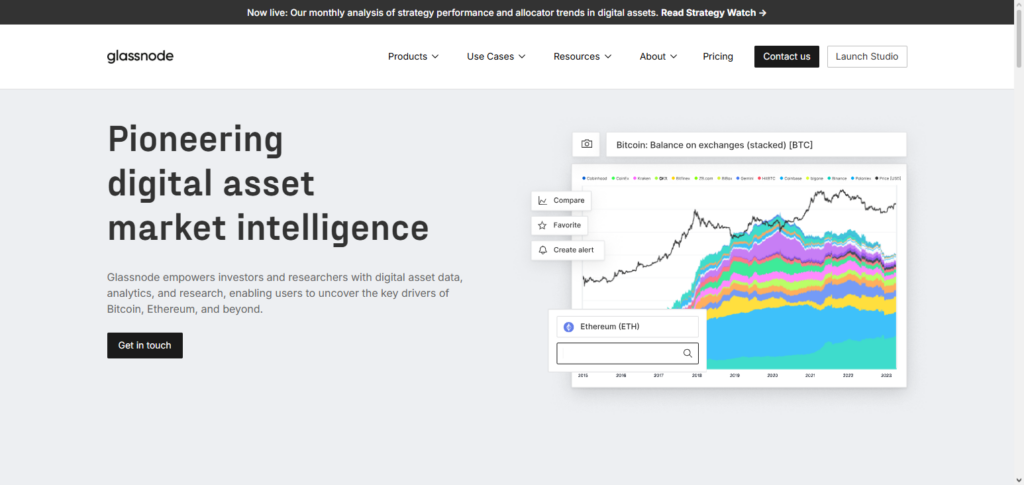 10 Real-Time On-Chain Analytics Tools the Pros Use 2 Glassnode