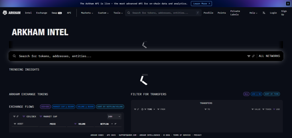 10 Real-Time On-Chain Analytics Tools the Pros Use 8 Arkham