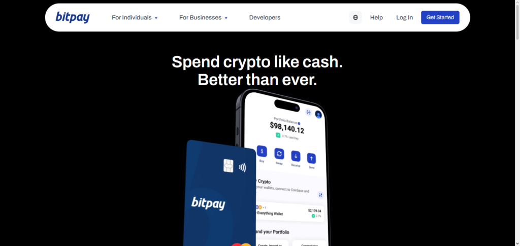 10 Best Tether (USDT) Prepaid Cards in 2026 4 BitPay Card