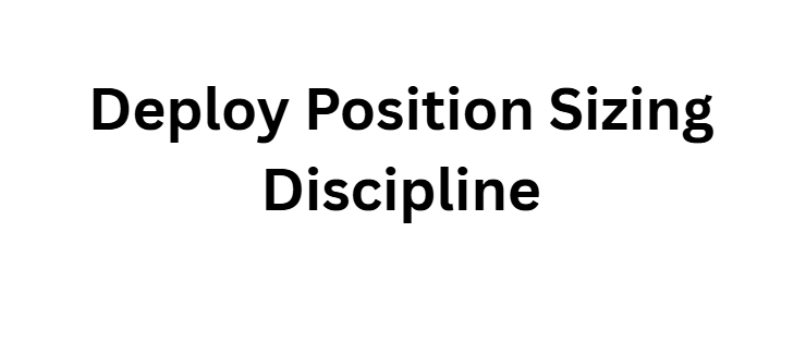 Deploy Position Sizing Discipline