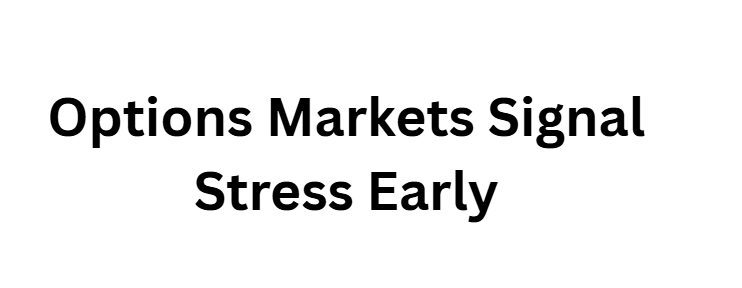 Options Markets Signal Stress Early