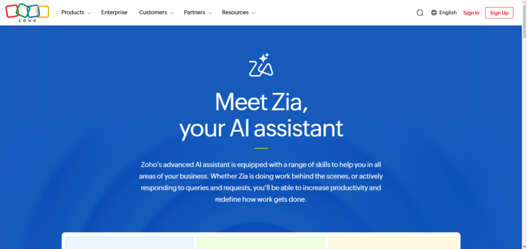 Zoho Books AI
