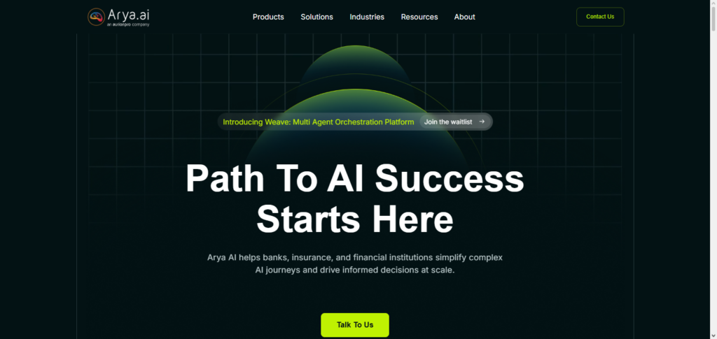 10 Best AI Platforms for Financial Risk Prediction 6 Arya.ai
