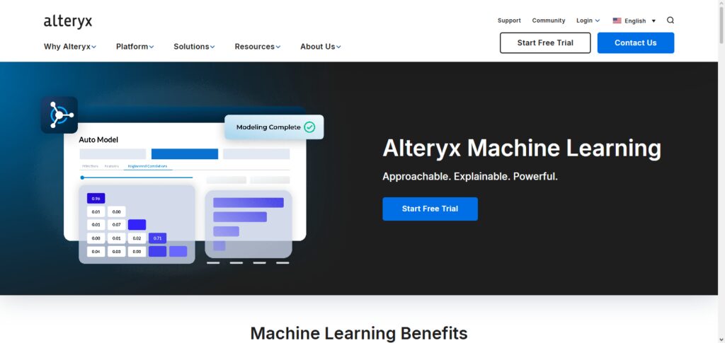 Alteryx AutoML