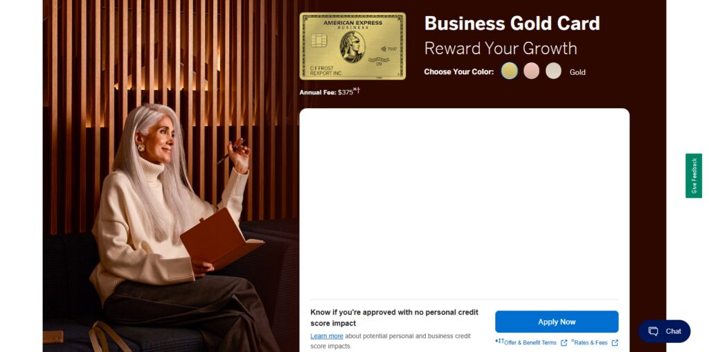 American Express Business Gold Card