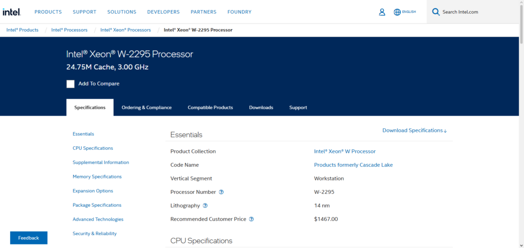 10 Best CPUs For Mining Crypto in 2026 – Top Picks 11 Intel Xeon W‑2295