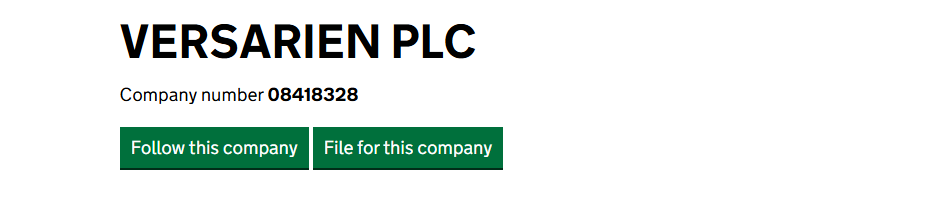 Versarien plc