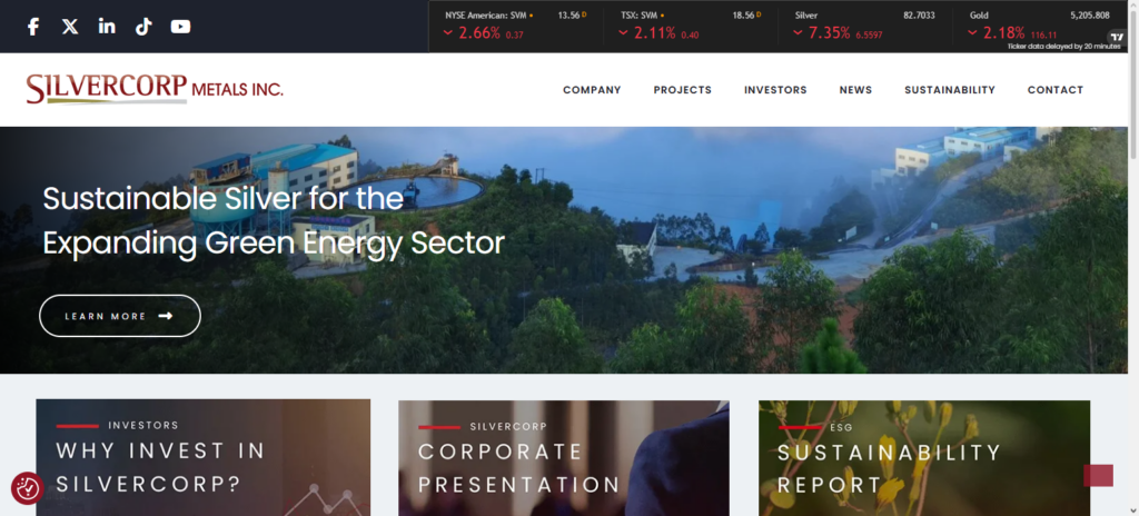  Silvercorp Metals Inc.