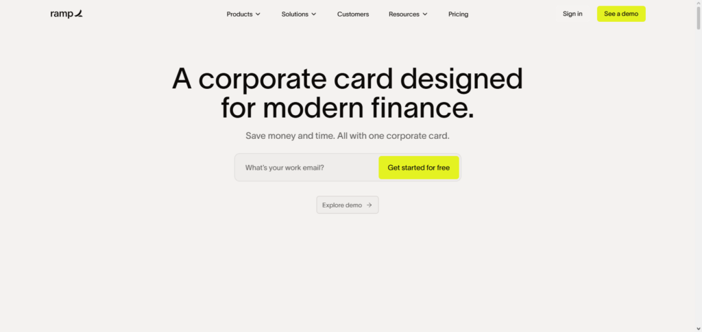 Ramp Corporate Card