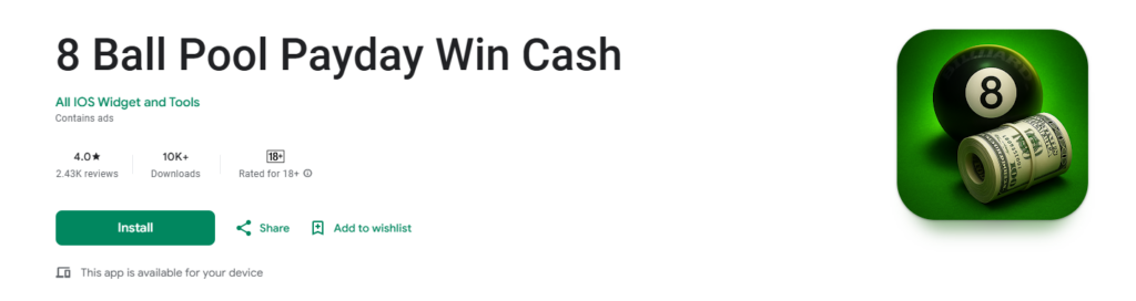 10 Best Games With Instant Withdrawal in the US 2026 5 Pool Payday