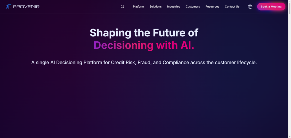 Provenir AI Risk Decisioning