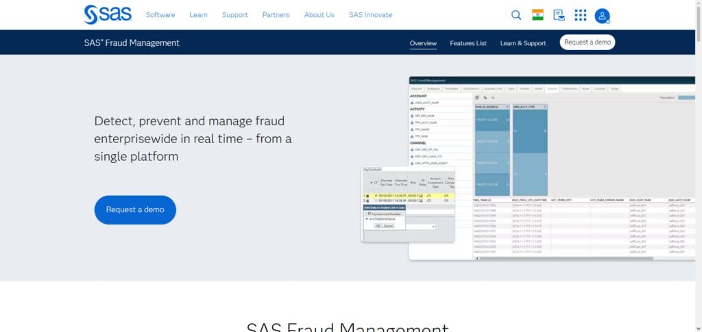 SAS Fraud Management