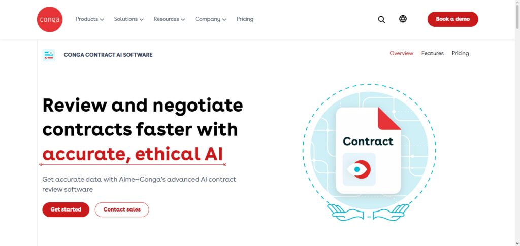 Conga Contracts AI