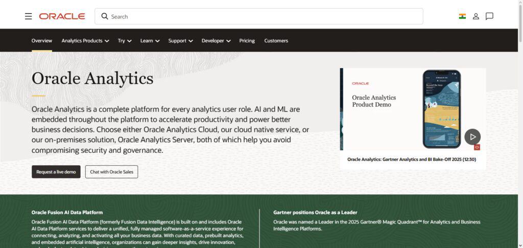 Oracle Analytics Cloud