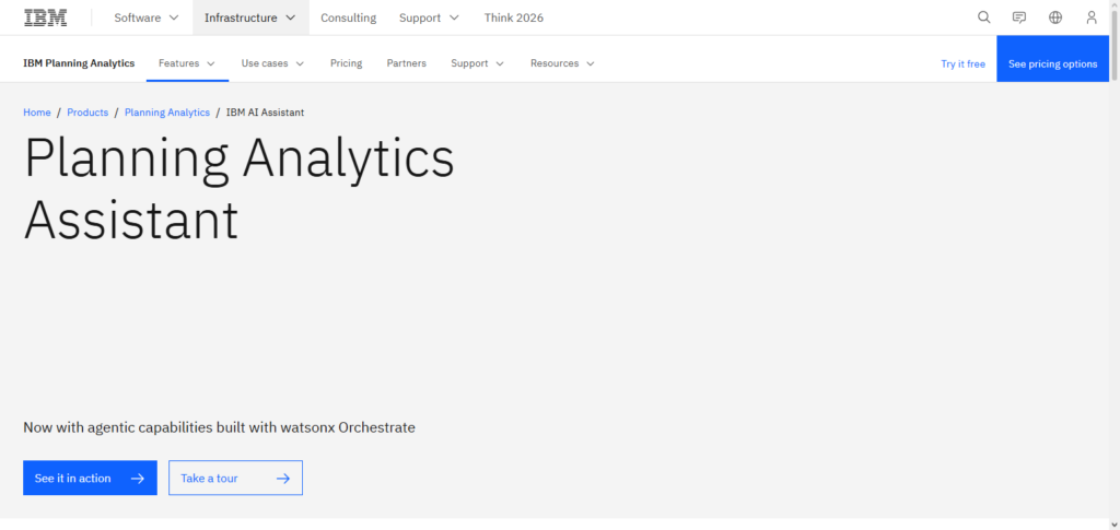 IBM Planning Analytics with Watson