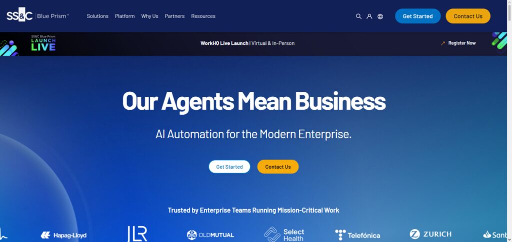 Blue Prism Intelligent Automation