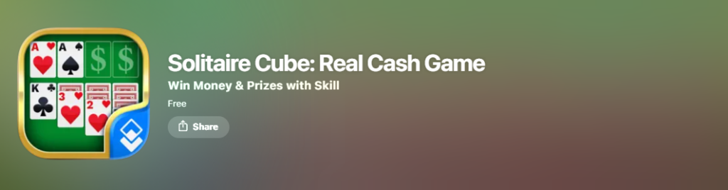 Solitaire Cube (Skillz)