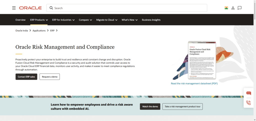 Oracle Risk Management Cloud