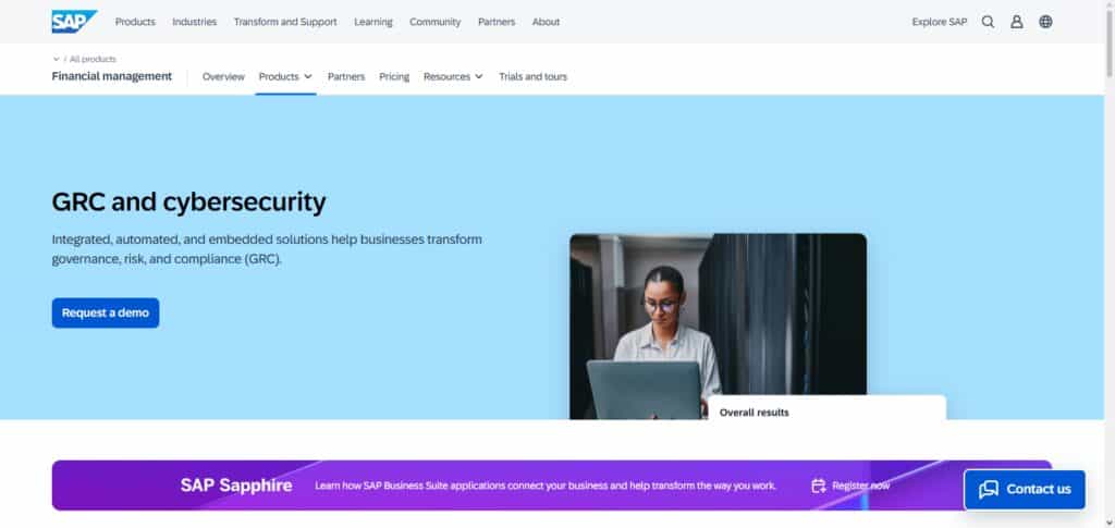 SAP GRC + Analytics Cloud