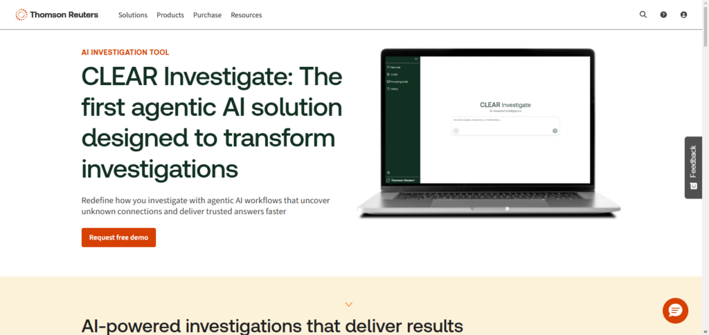Thomson Reuters CLEAR AI Compliance