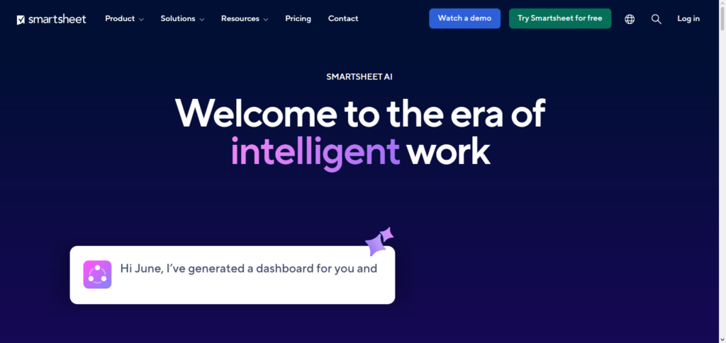 Smartsheet Governance AI