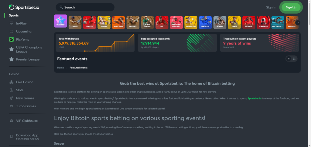 Sportsbet.io Prime