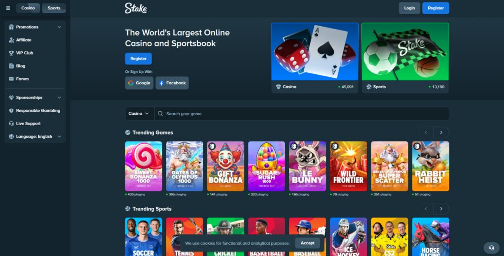Stake Live Casino Win