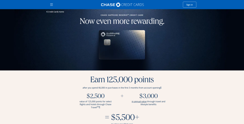 10 Best Credit Cards for Travel Rewards Worldwide (2026) 2 Chase Sapphire Reserve®