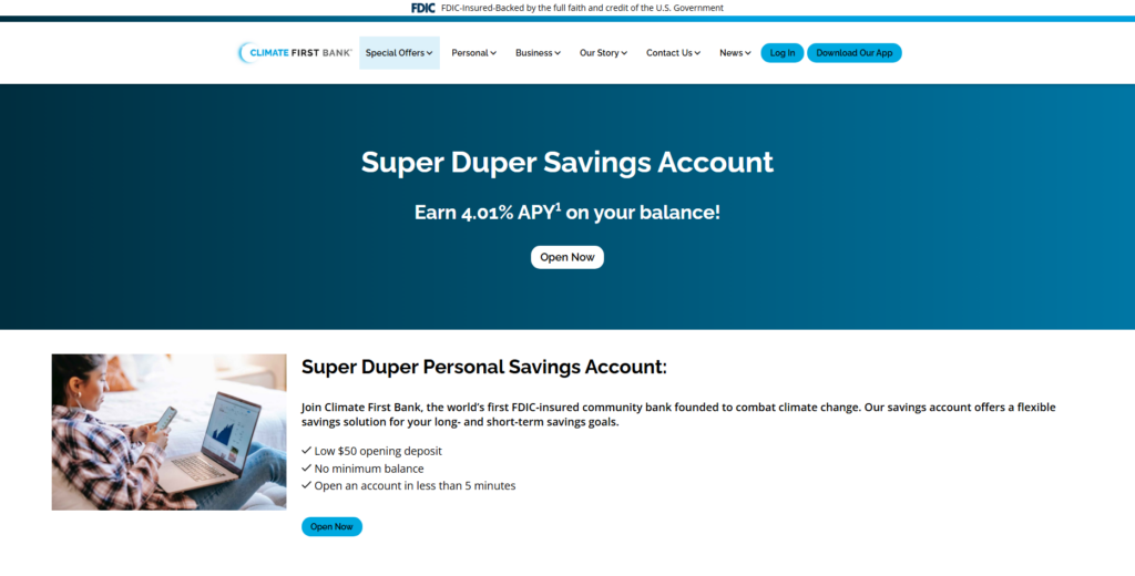 Climate First Bank HYSA