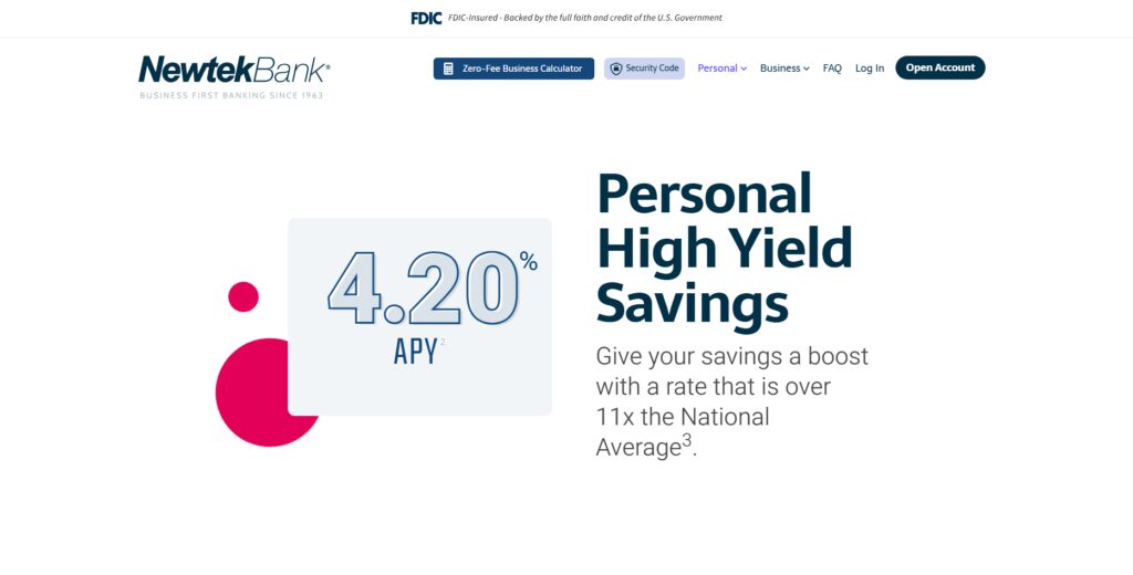 Newtek Bank High‑Yield Savings