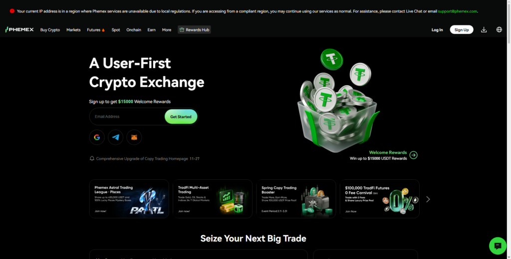 10 Best Crypto Exchanges & Wallets for Beginners (2026) 2 Phemex